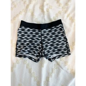 Nike Pro Black & White Compression Shorts